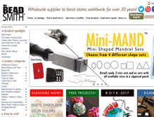 Tablet Screenshot of beadsmith.com